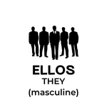 Learn Spanish Personal Pronouns: ellos (they masculine)