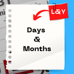 Learn Spanish: Days & Months