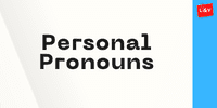 Learn Spanish: Personal Pronouns