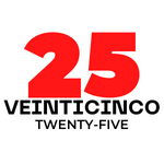 Learn Spanish Numbers: 25 veinticinco (twenty-five)